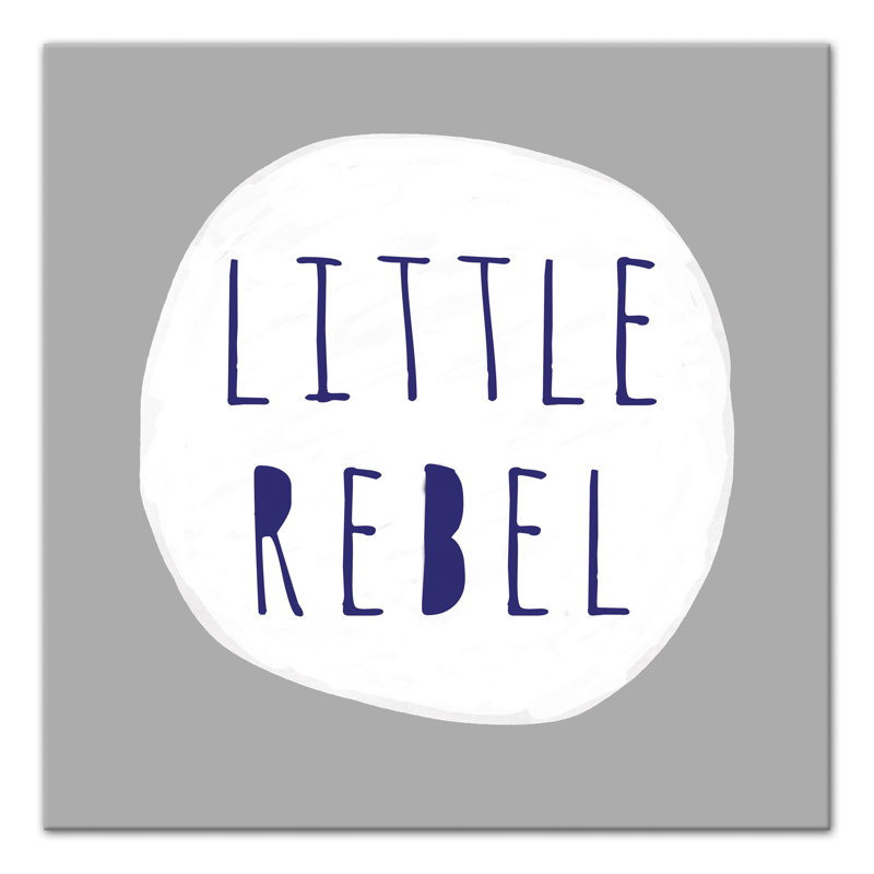 Art sur toile little rebel Mailer, H 24 po x l 24 po x P 1,25 po