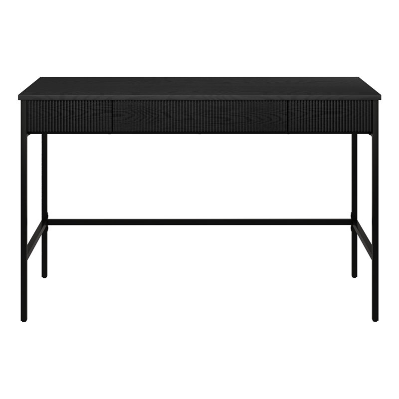 Abiman Steel Writing Desk, Black