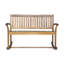 Natural Stain Wood Porch Rocking Seat - Relax And Enjoy Outdoors Patio Love Finish, Comfy Outdoor Living-2008123929