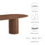 Table de salle à manger ovale 95 "Modway Senja-1251713934