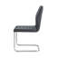 Chaise d'appoint rembourrée Extli en gris (ensemble de 2)