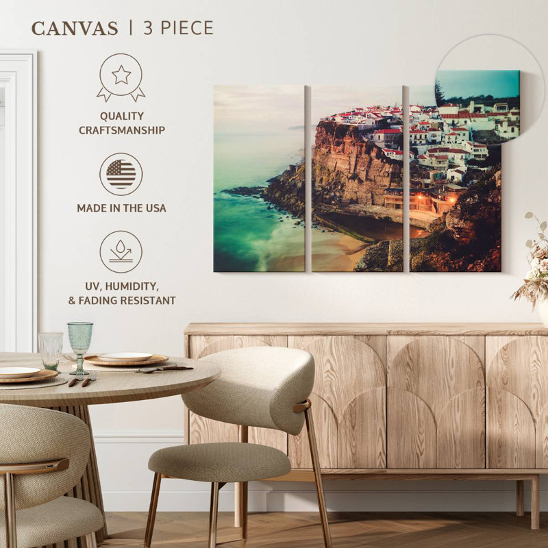 Gillard Azenhas Do Mar Cliffs, 42" H x 65" W