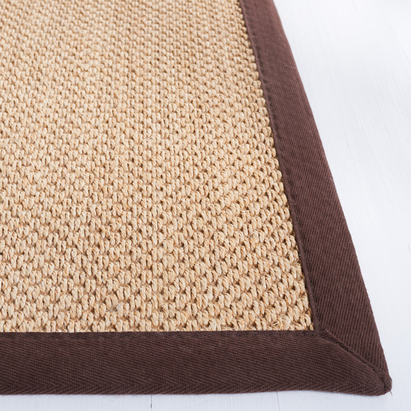 Hillsborough Solid Sisal Fiber Area Rug, Rectangle 2 pi 6 po x 4 pi