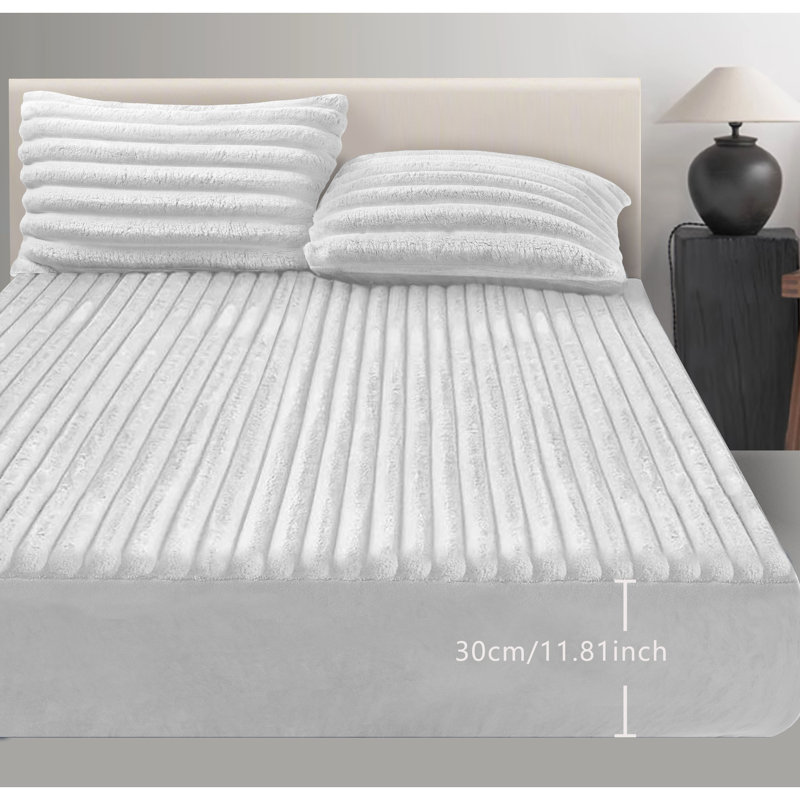 Fitted Sheet, White