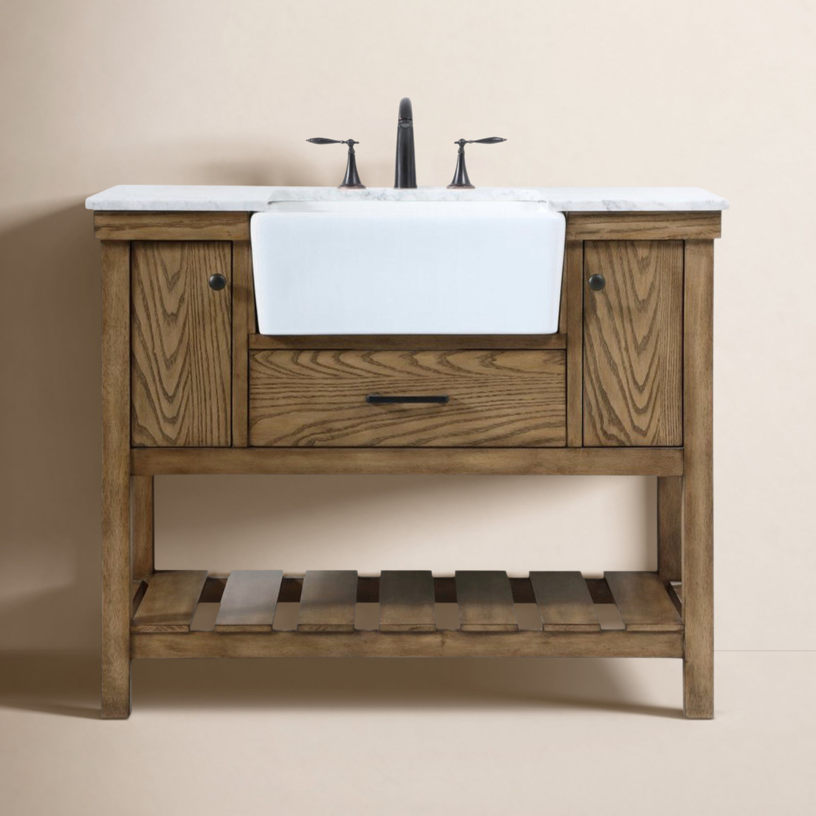 Pelaghia 42'' Single Bathroom Vanity, Driftwood
