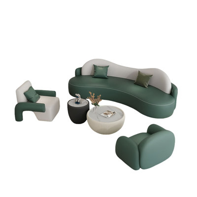 Simple beauty salon barbershop rest sofa set by KANGLY
