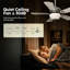 Ventilateur de plafond standard à 5 pales de 42 po Ordaz-257374273-257374274-257374300