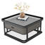 Ensemble de 2 tables basses gigognes, tiroirs de rangement