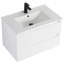 Meuble-lavabo moderne avec façades de tiroir texturées Citiscape-1279547395
