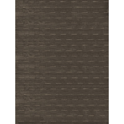 Hand Knotted Striped Area Rug in Brown/Beige
