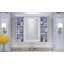 Armoire à pharmacie murale moderne avec porte miroir et 6 tablettes ouvertes Modern-328592899