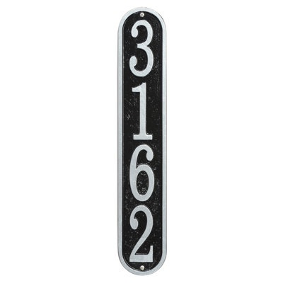 Ahura Vertical Address Plaque