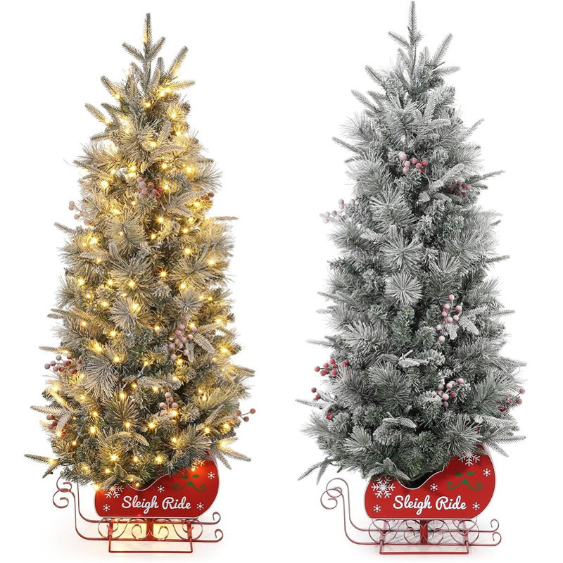 54' H Lighted Artificial Christmas Tree
