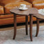 Ensemble de tables basses en noyer