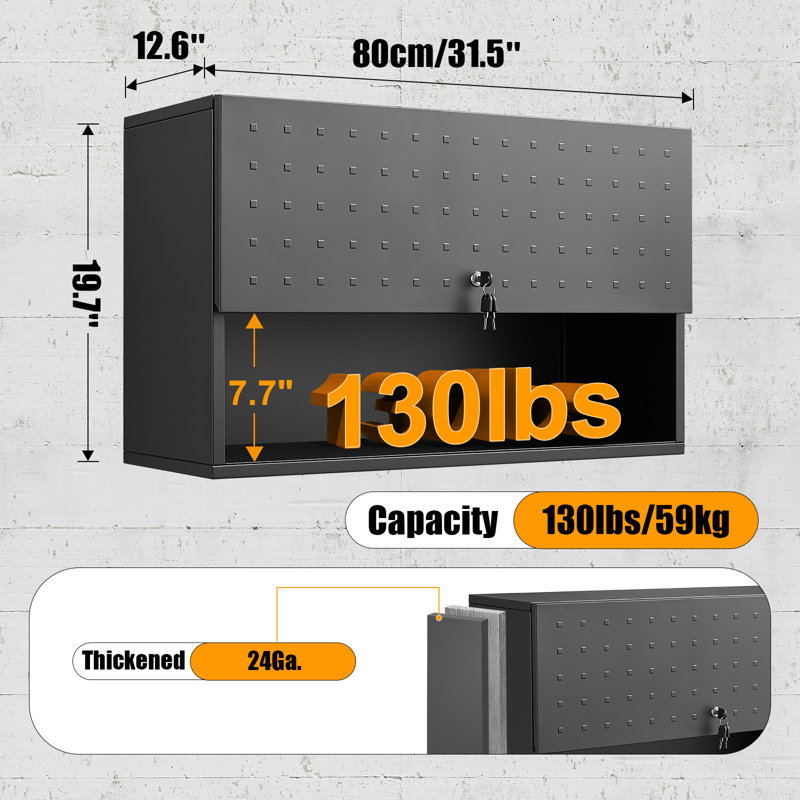 Metal Storage System, Black
