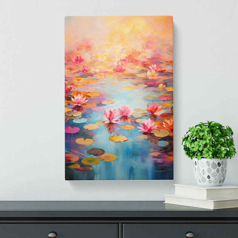 Pond Colour Field - No Frame Print, 76cm H x 50cm W x 3cm D