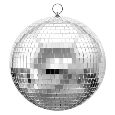 Lot de 8 boules disco miroir de 10, 15 et 20 cm avec anneaux de suspension, idéales pour les décorations des fêtes, la décoration intérieure, les accessoires de scène, les événements DJ, les boîtes de nuit et les célébrations. Comprend deux tailles de miroirs pour une réflexion optimale de la lumière.