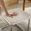 Ensemble de salle à manger à piédestal rond 5 pièces avec chaises cantilever-322702761
