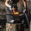 Single Horn Anvil, 29.9 kg Cast Steel Anvil, High Hardness Rugged Round Horn Anvil Blacksmith, Large Countertop and Stable Base, with Round and Square Hole, Metalsmith Tool for Bending and Shaping
