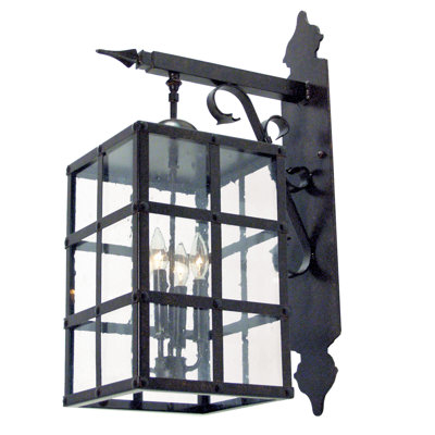 Lanterne murale d'extérieur 4 lumières Baretta