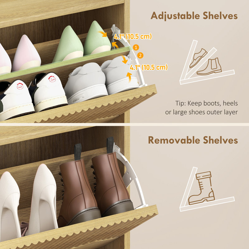 12 - Pair Shoe Storage Cabinet