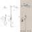Sinber Rainfall Dual Shower Head