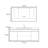 Retro light luxury style simple bathroom cabinet