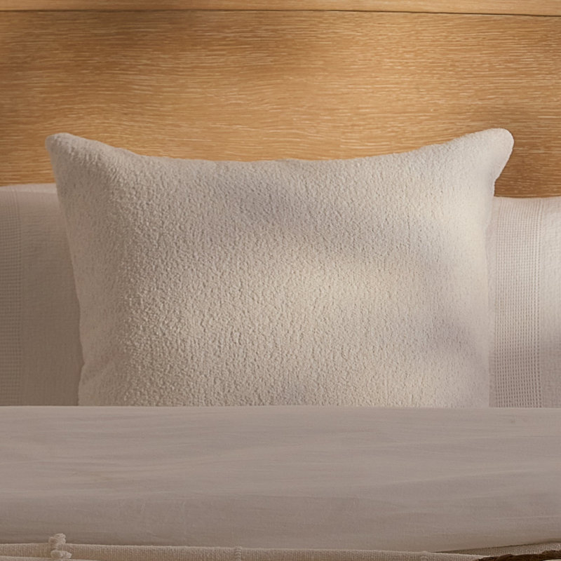Square Cushion Cover, Chalk White