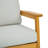 Lanie 53" Eucalyptus Outdoor Loveseat-369343240