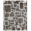 Koda Geometric Handmade Synthetic Brown/Silver Area Rug-25181321