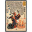 Art japonais de chat et de pieuvre Ukiyo-e japonais, photos de style Edo rétro, impression sur toile encadrée-123405691-123405695