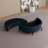 Half-moon Upholstered Storage Ottoman Bench-1203415625