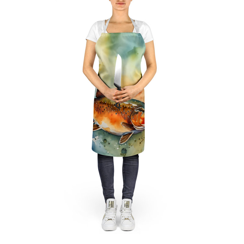 No Pattern Bib Apron