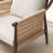 Radimir Upholstered Armchair With Solid Wood Arms-1464883249