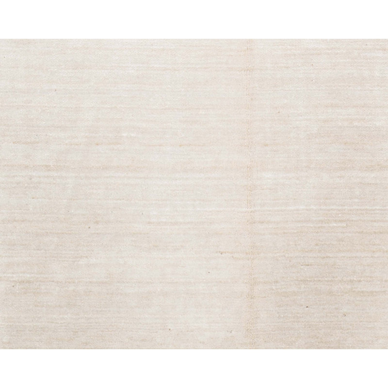 Tapis beige noué à la main de haute qualité
