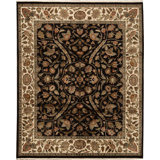 Hand Woven Silk and Wool Oriental Area Rug