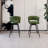 Linen Woven Bar Stool Set Ideal for Various Settings with 360 Swivel and Comfortable Upholstery, Set of Two