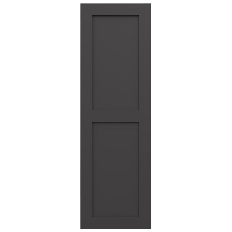 Deux volets plats égaux EnduraCore Composite, L 15 po, 74"H, Montagne ombrageuse