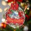 Ornement en bois «Merry Christmas»