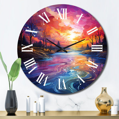 Dalery - Horloge murale abstraite