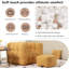 fauteuil à billes avec repose-pieds-64530847
