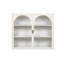 Armoire murale à portes vitrées, rangement fermé-108237317