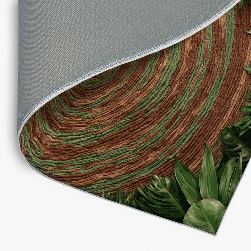 Tapis d'intérieur et d'extérieur brun Nature, Rectangulaire 8 pi x 10 pi