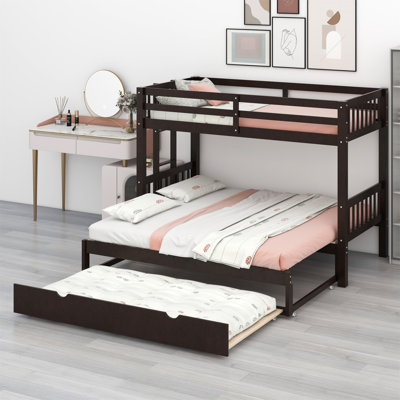 Pull-Out Bunk Bed With Trundle