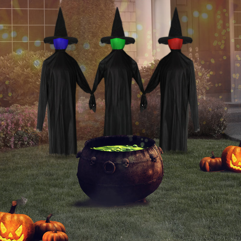 Idée de décoration d'Halloween pour sorcières 3 pièces Idella