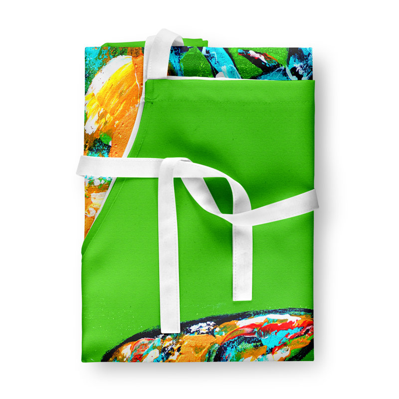 No Pattern Bib Apron