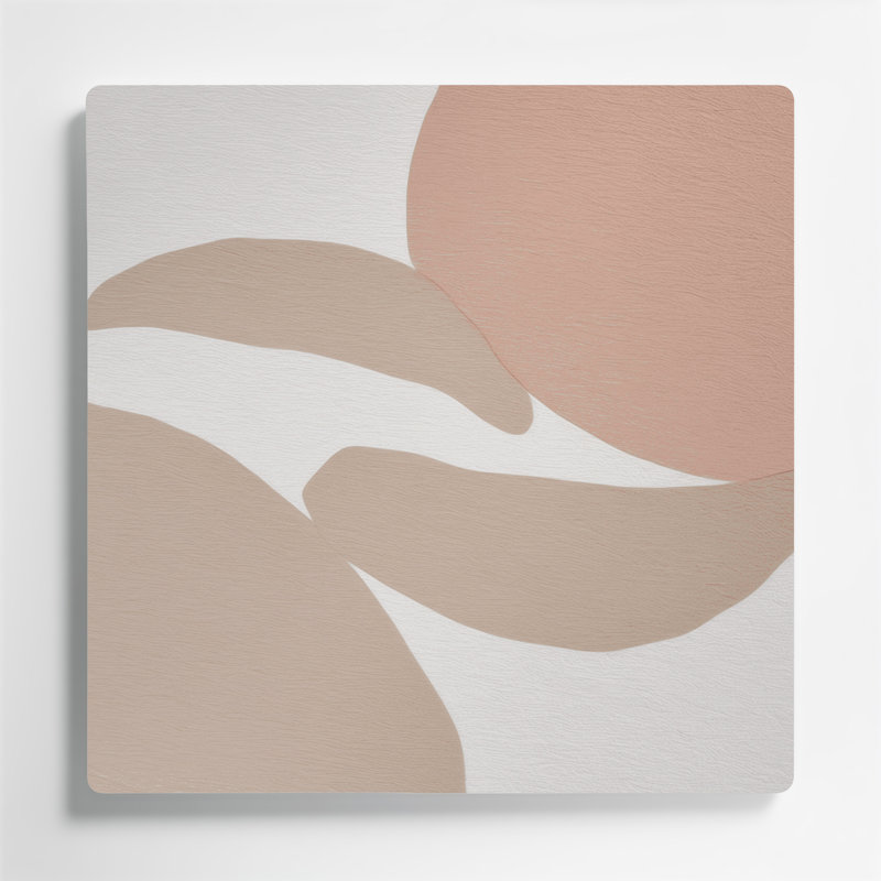 Minimalisme 22, art mural gris en métal, H 12 po x l 12 po