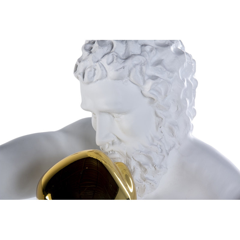Animals Bust, White/Gold