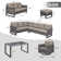 Ingvald Wicker 11 - Person Modular Patio Conversation Sets with Cushions