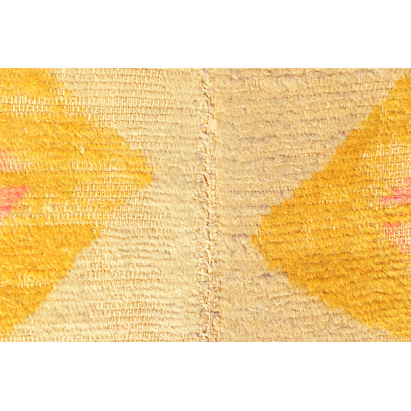 One-of-a-Kind 3'6”x4'3” Hand Knotted Area Rug